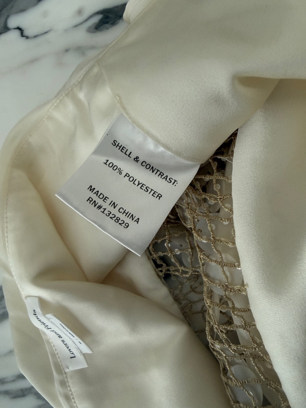 Lovers + Friends Ivory Sequin Mesh Wrap Maxi Skirt - Picture 8 of 12